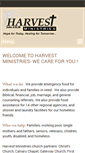 Mobile Screenshot of harvestmin.org